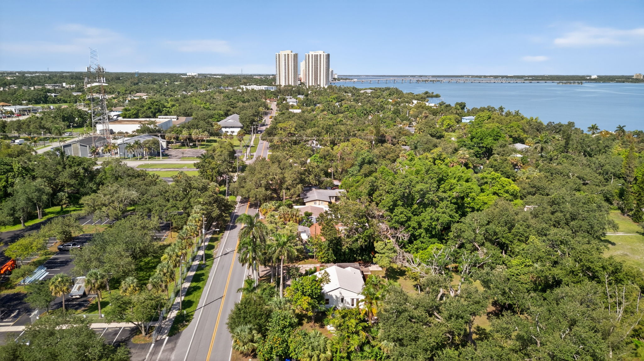 Aerial Side Exterior