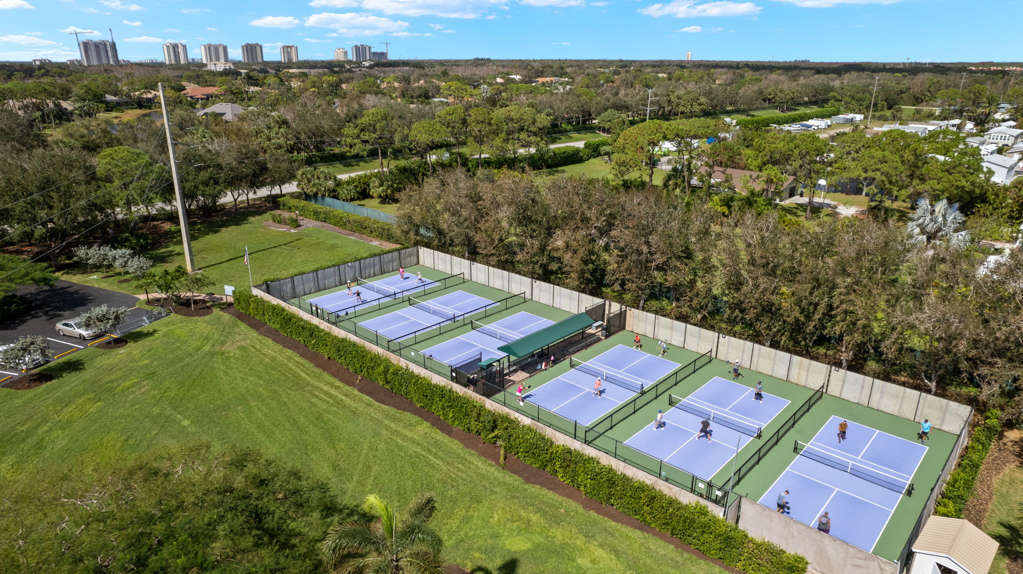 Aerial PLCA- Pickleball Courts