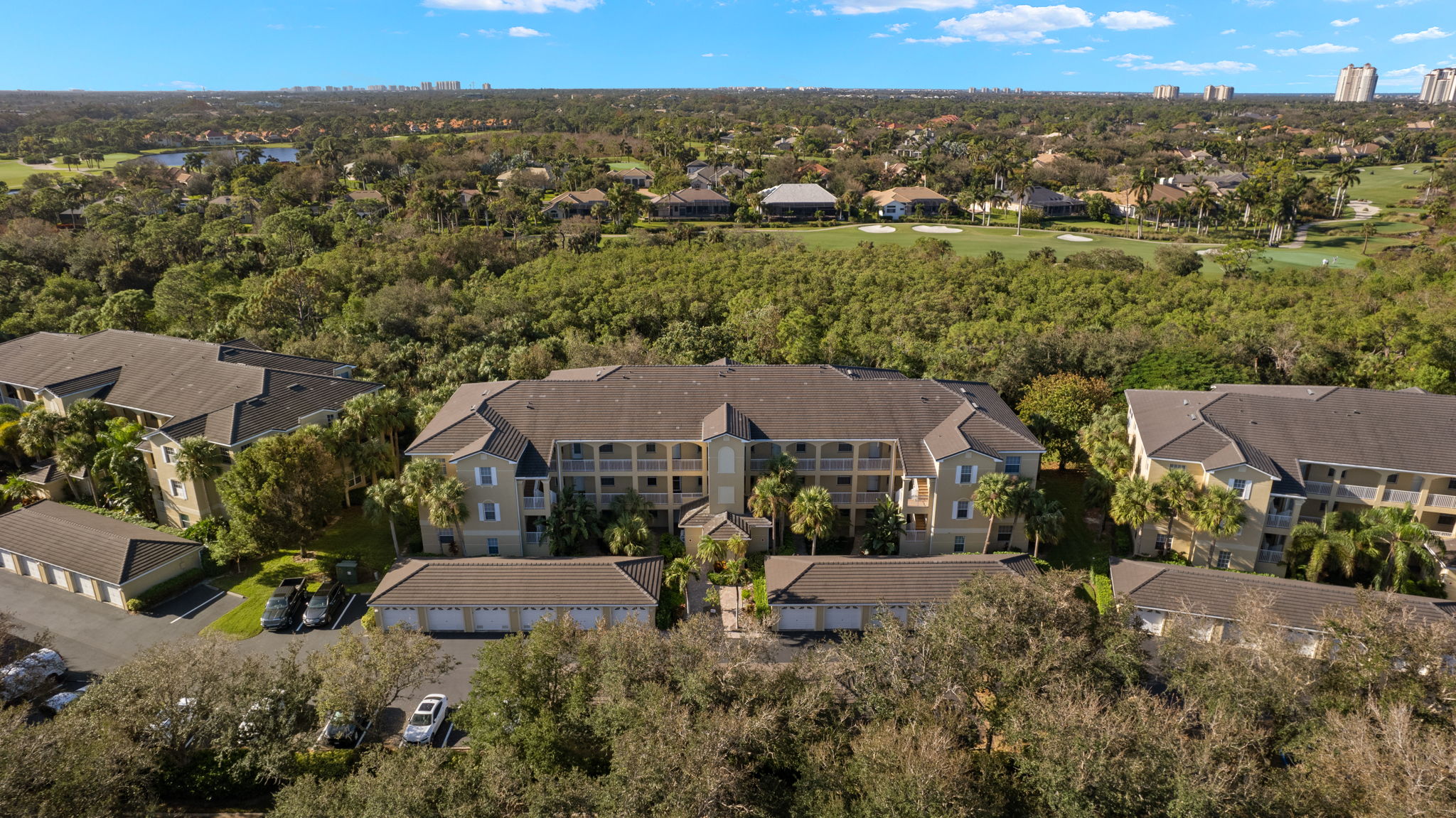 The Pointe Aerial Front Exterior Building