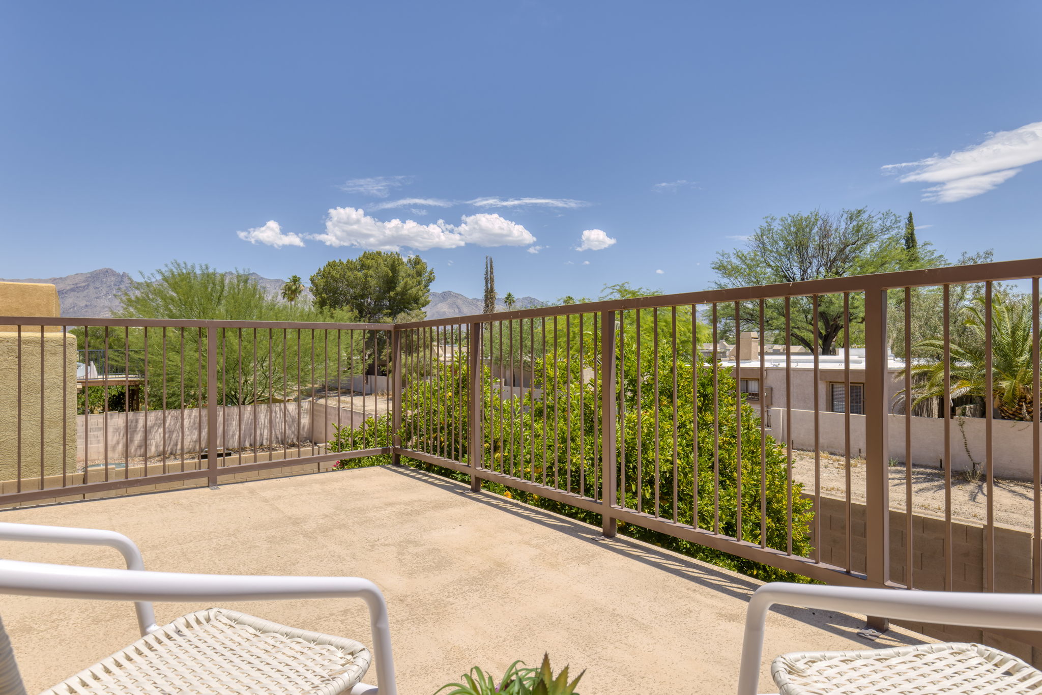 Deck off Primary Bedroom with a view