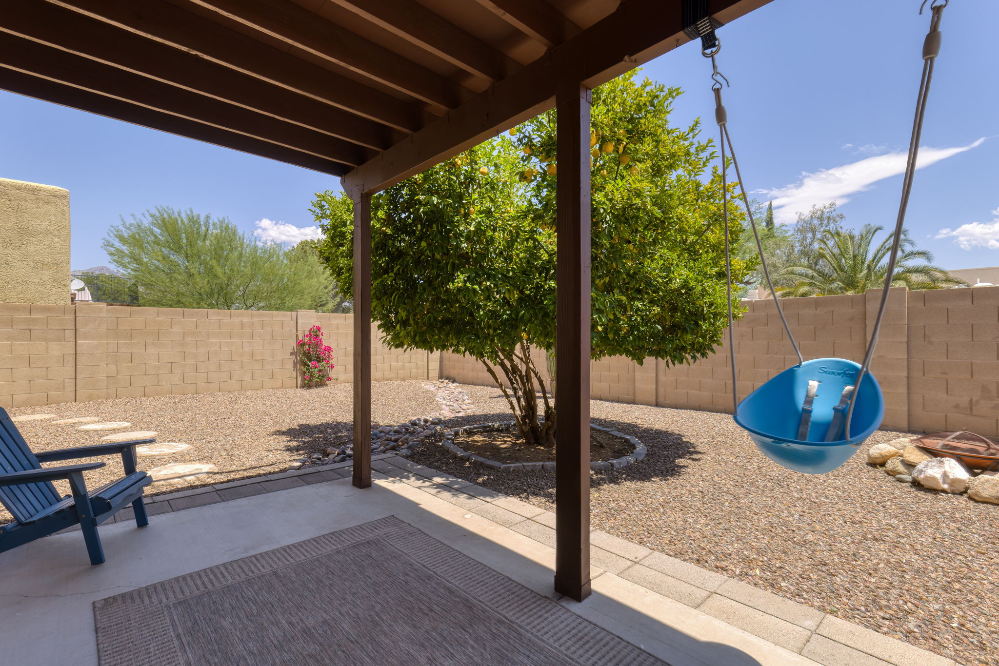 Covered patio