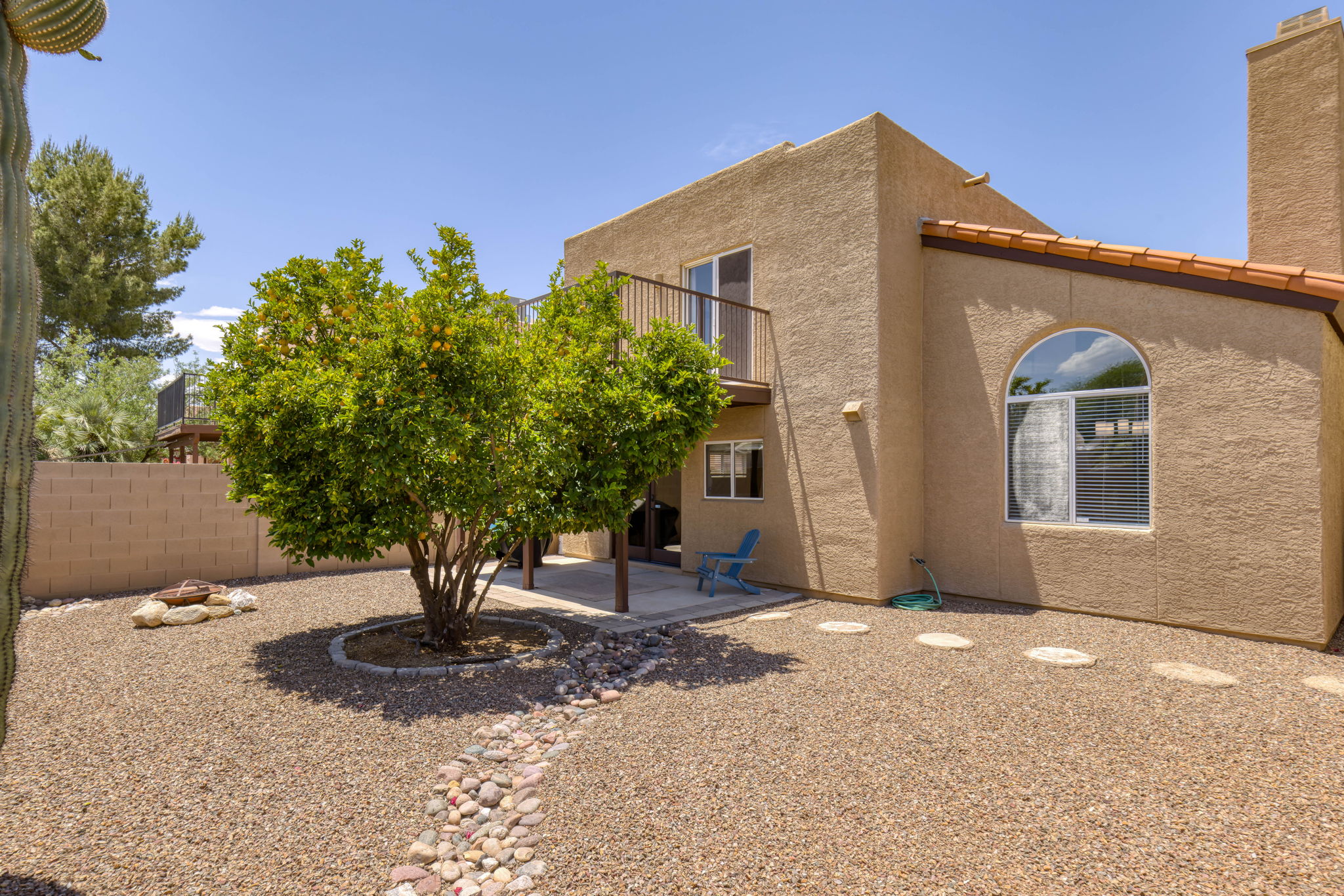 Backyard/ Exterior of home