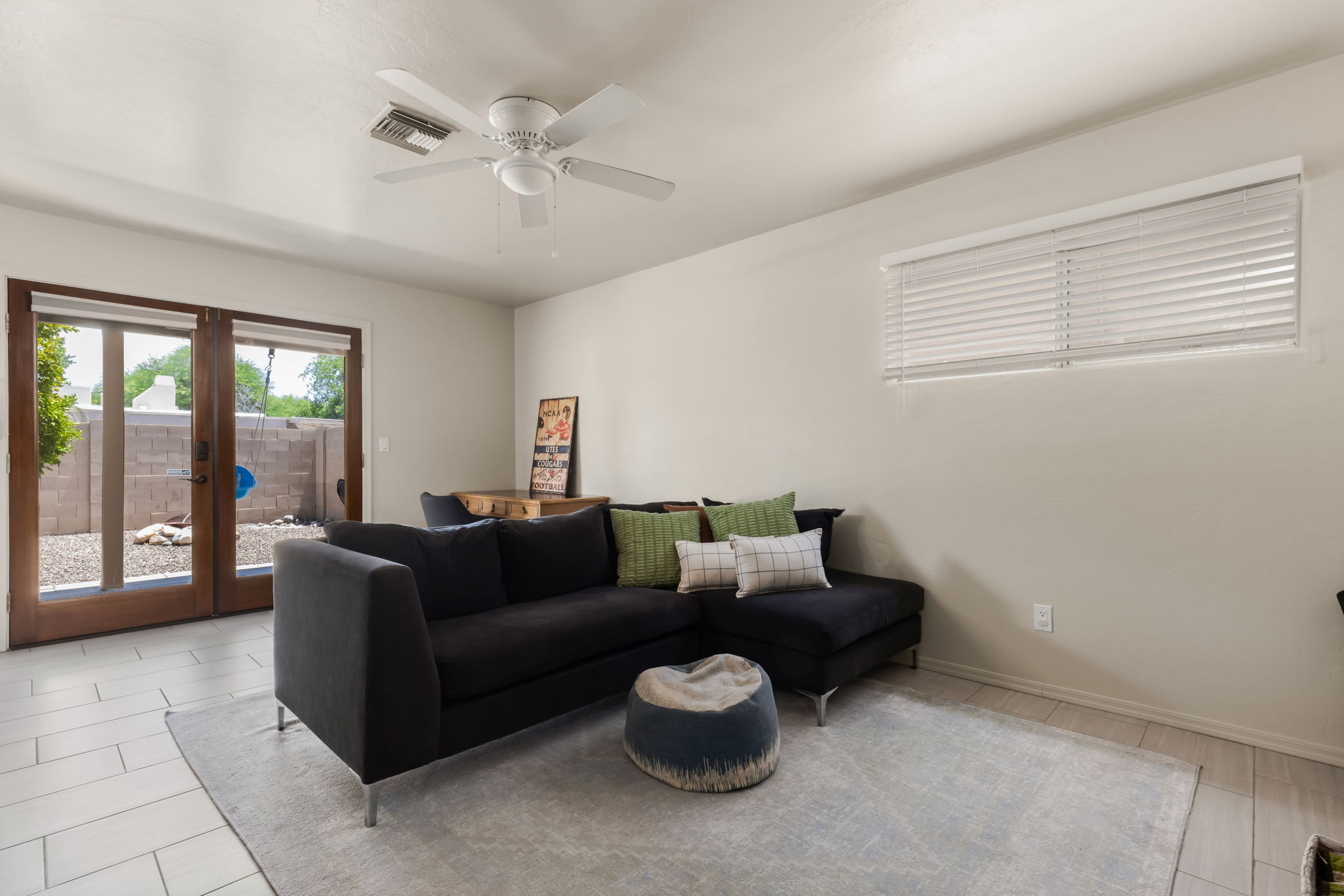 Family Room. Sliding door to covered patio