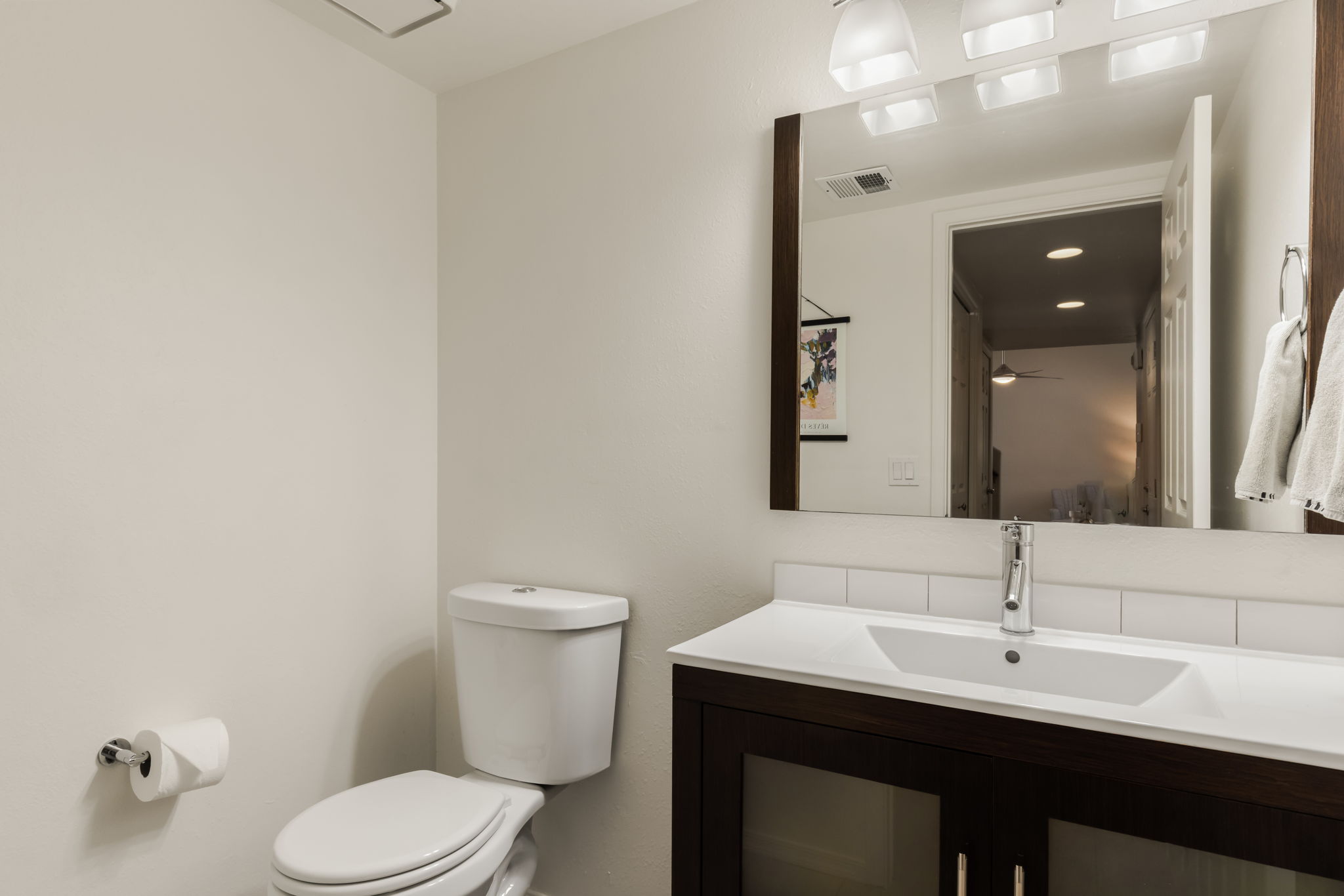 First floor half bath
