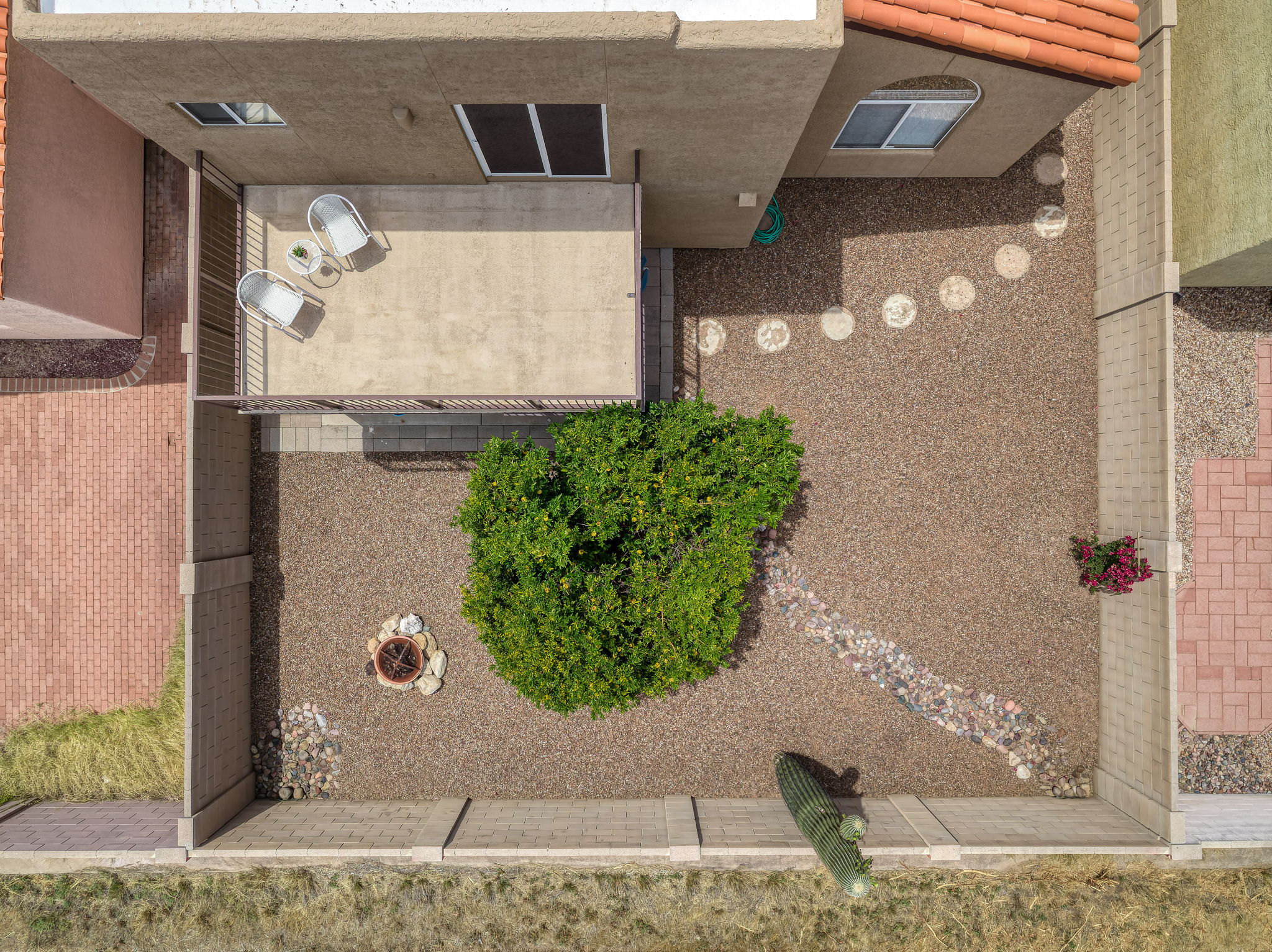 Aerial Backyard