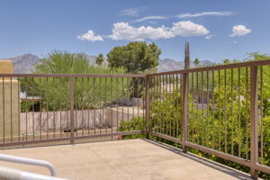 Deck with Catalina Mountain views
