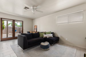 Family Room. Sliding door to covered patio