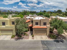 Aerial front of home