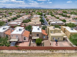 Aerial Back Yard and community