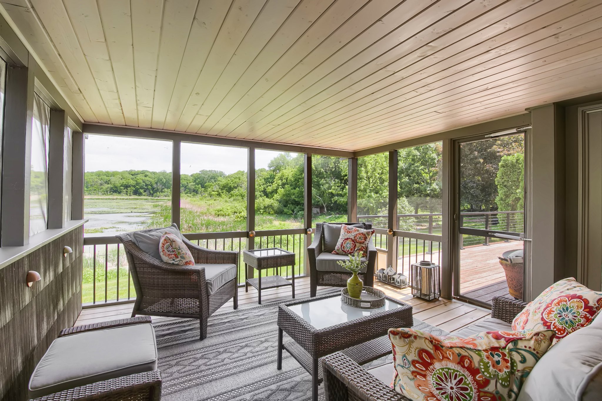 Screened Porch Over-looking the Lake