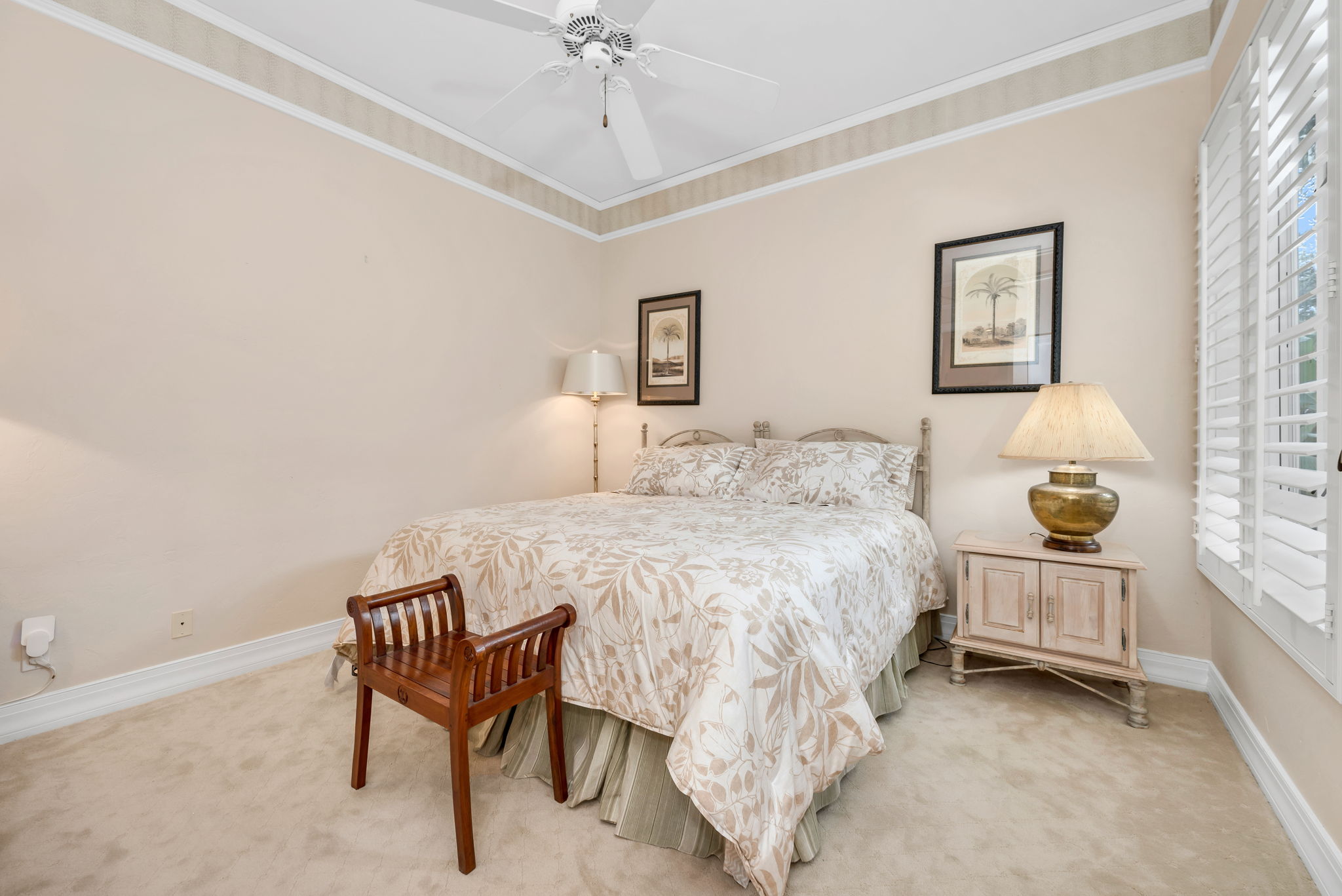 Guest Bedroom for your family and friends has access to outside pool area