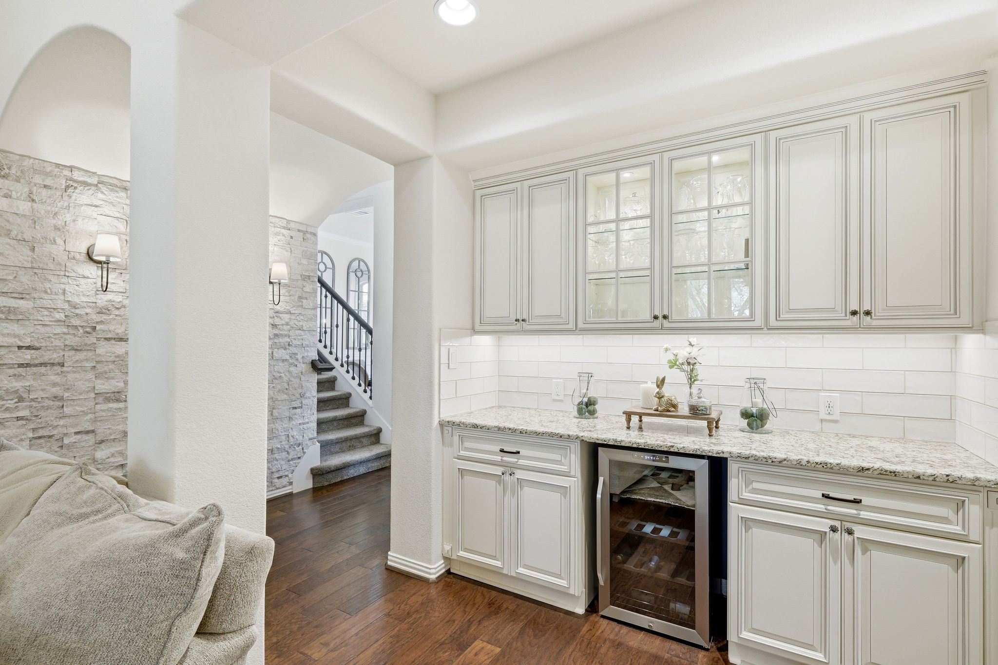 Built in Cabinets in Living Room