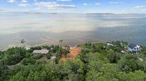 Aerial View of Cedar Island Bay