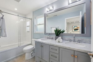 Upgraded Master Bath w/ high-end Porcelanosa tiles
