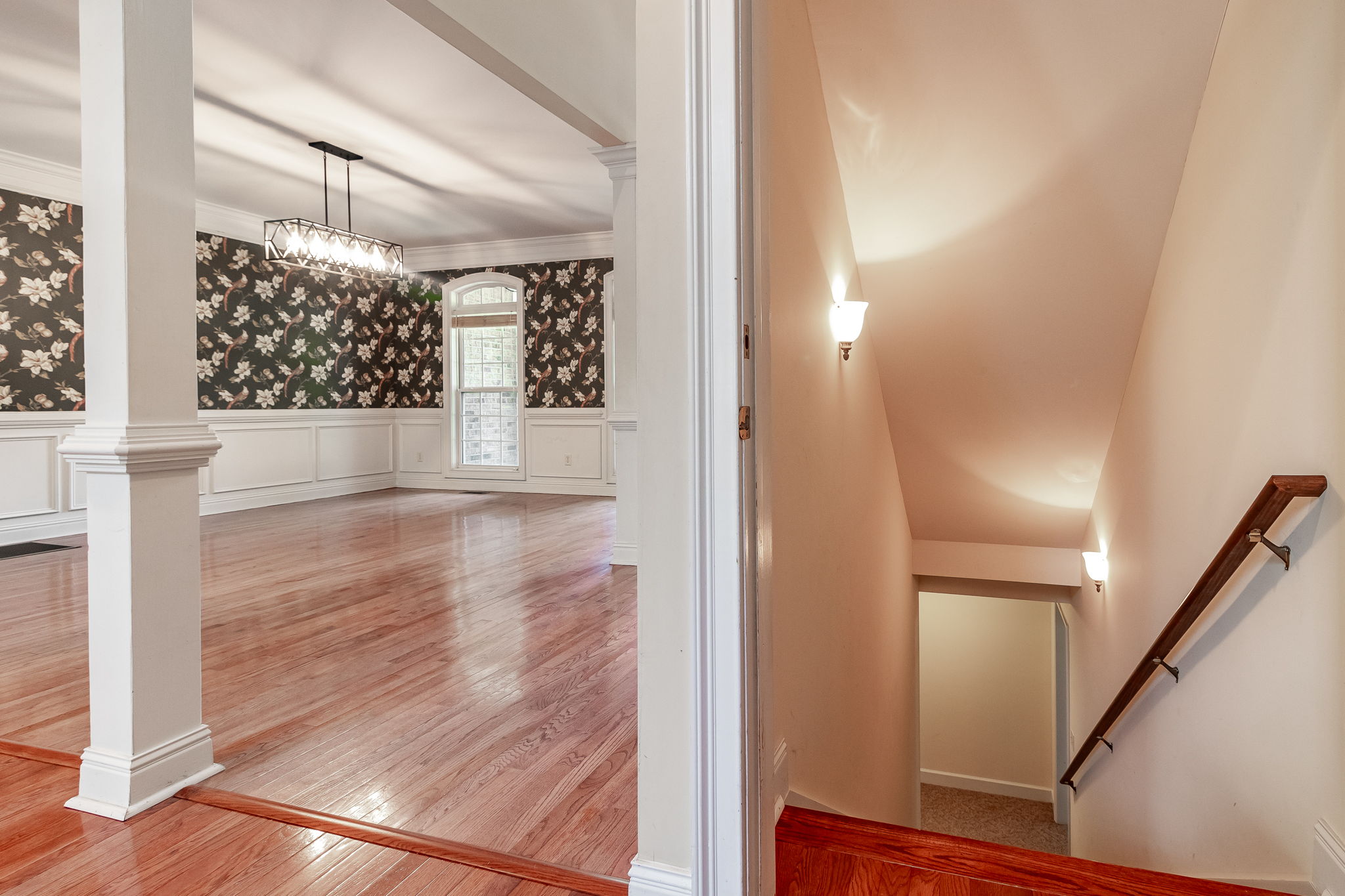 Stairway To Finished Walk Out Basement