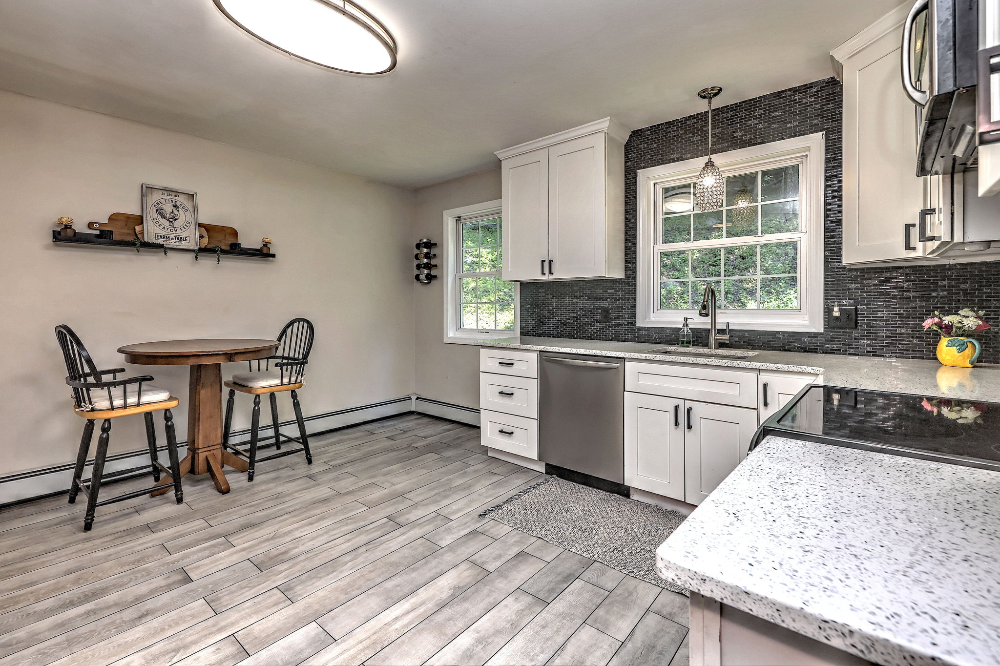 Start your day in this bright, welcoming eat-in kitchen, where morning coffee and everyday moments begin.