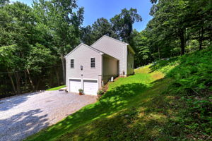 Surrounded by mature trees, this peaceful setting lets you enjoy the sights and sounds of nature.