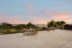 Backyard with View Fence
