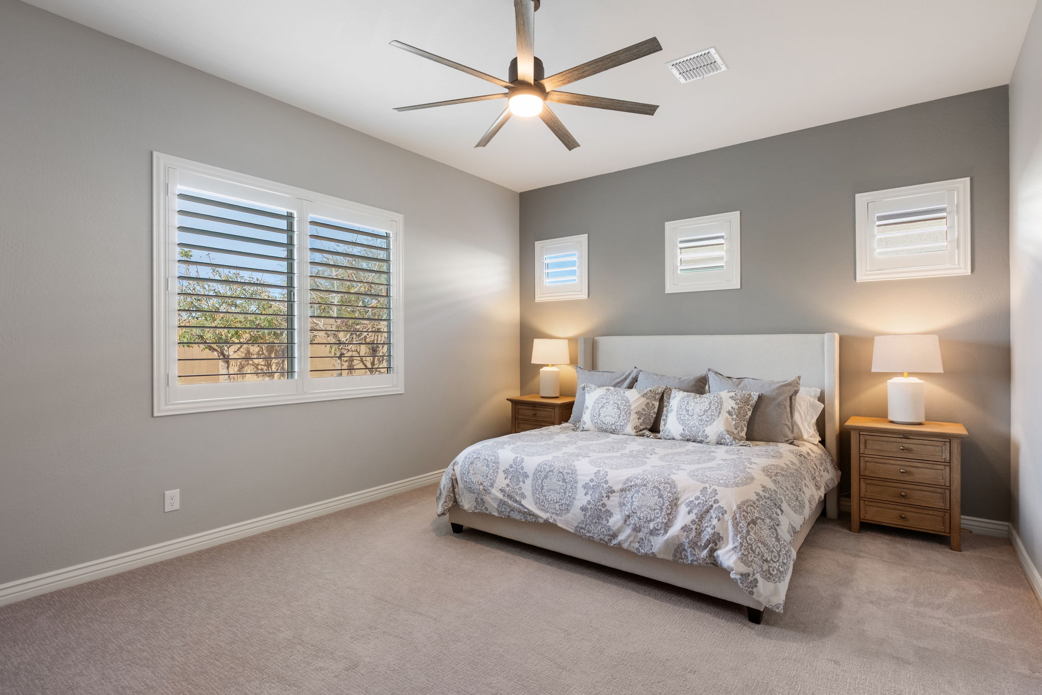 Primary Bedroom with Shutters
