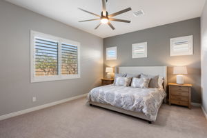 Primary Bedroom with Shutters