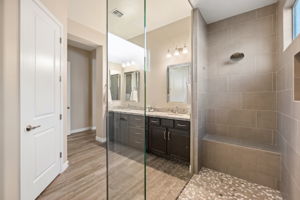 Full Tile Walk In Shower