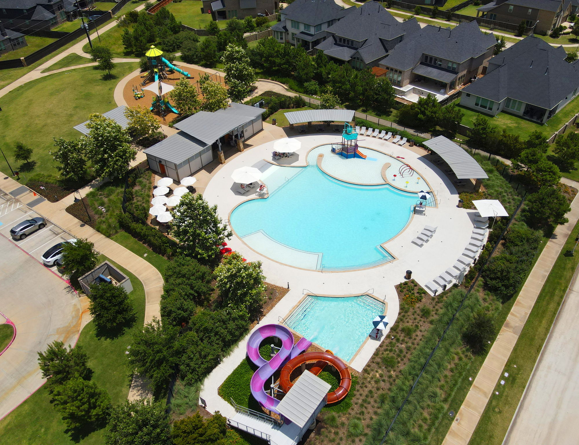 One of many community pools throughout CCR