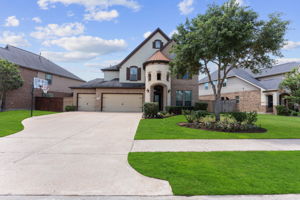 Beautiful maintained landscape.