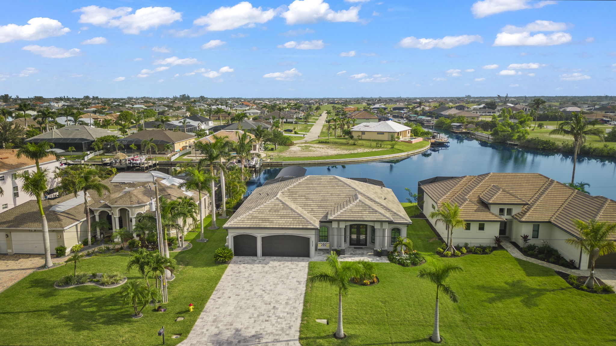 Aerial Front Exterior 1