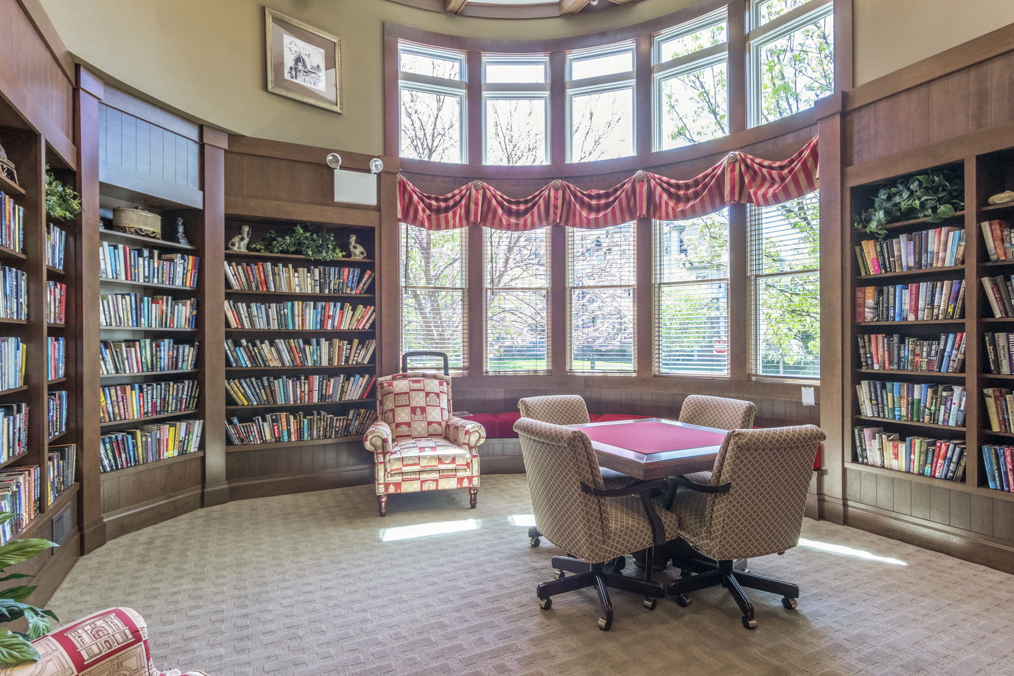 Community Library-	Residents enjoy an exceptional lifestyle with access to a library, clubhouse, outdoor pool, hot tub, fitness center, and bocce courts.