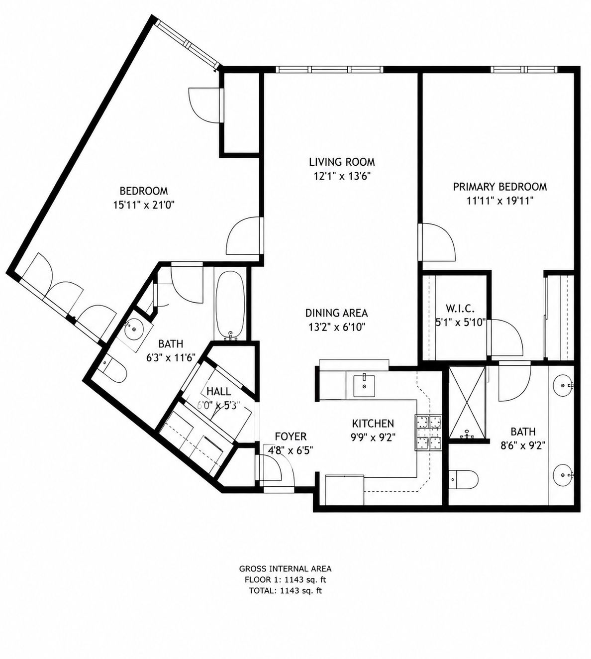 Floor Plan-The convenient laundry closet features storage cabinets, LG washer and dryer, and ceramic tile flooring.