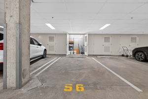 Secured, Lighted, Underground Parking Garage with Elevator/1 Assigned Parking Space/Locked Storage Closet.