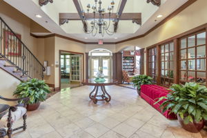 Clubhouse Lobby-	Residents enjoy an exceptional lifestyle with access to a library, clubhouse, outdoor pool, hot tub, fitness center, and bocce courts.