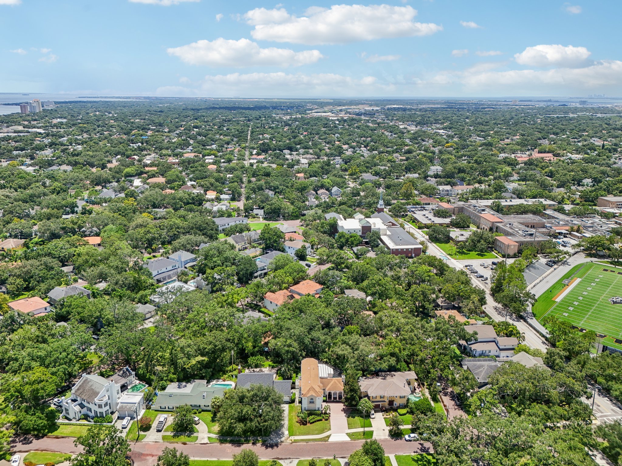 Aerial South View