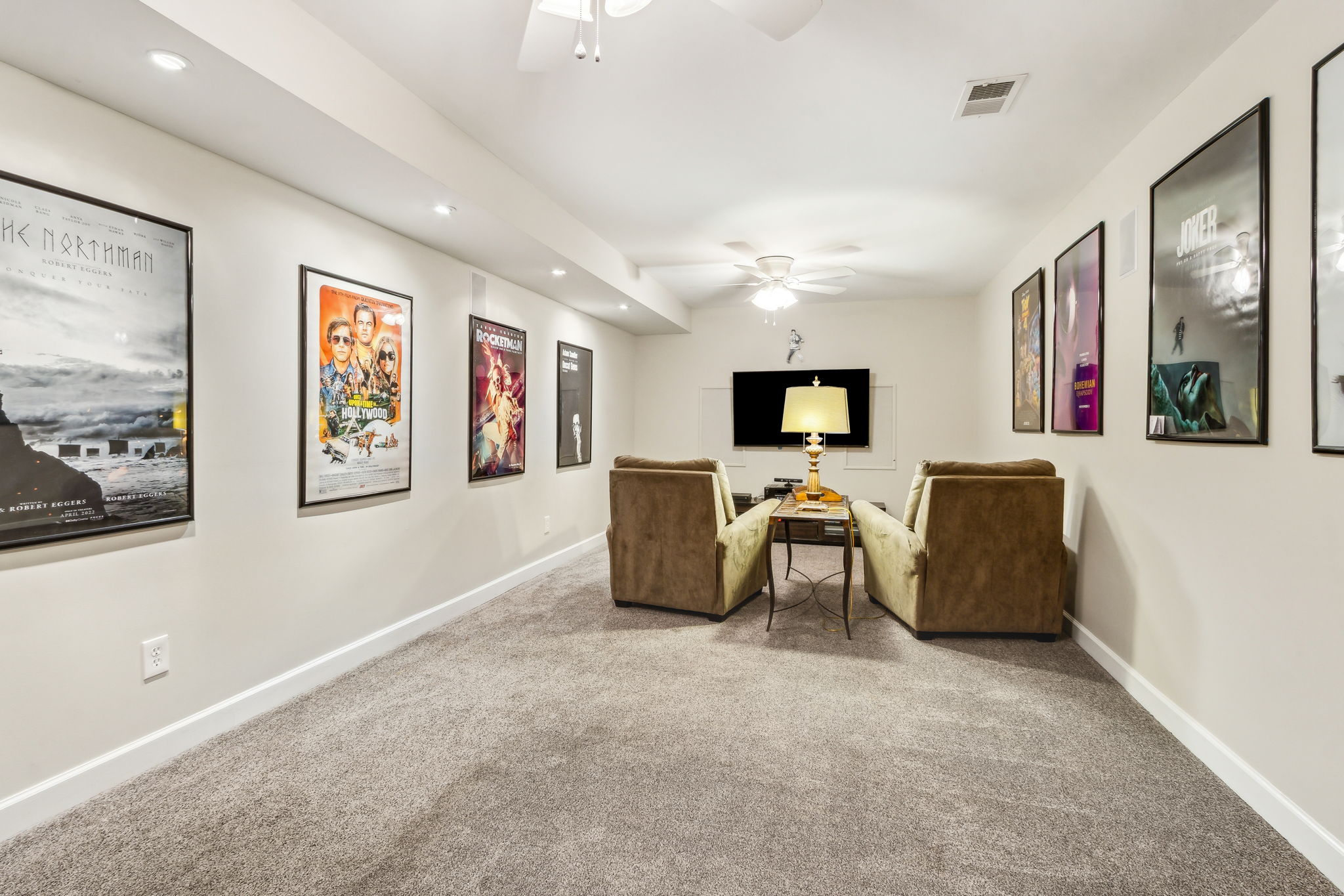 Basement Media Room