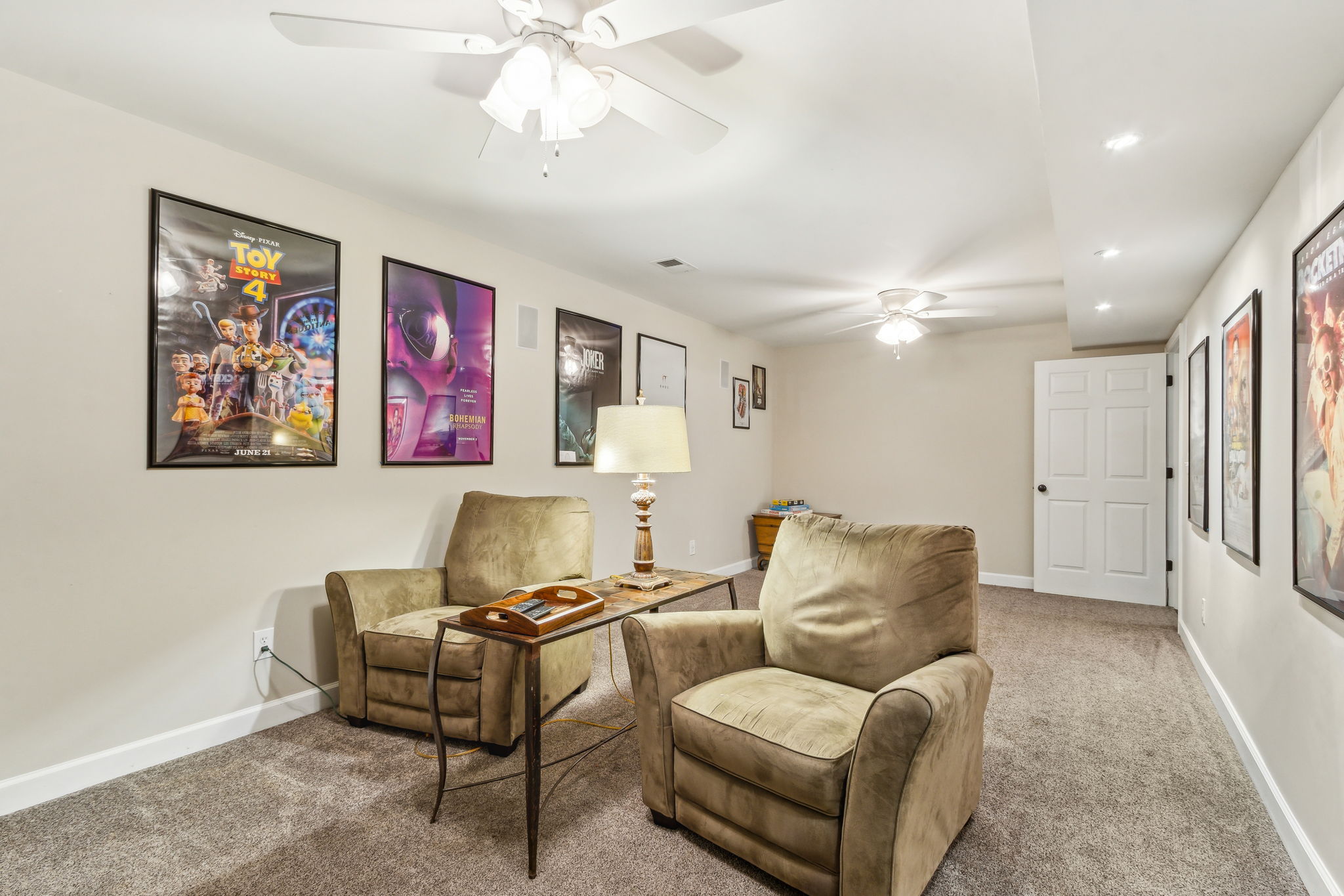 Basement Media Room