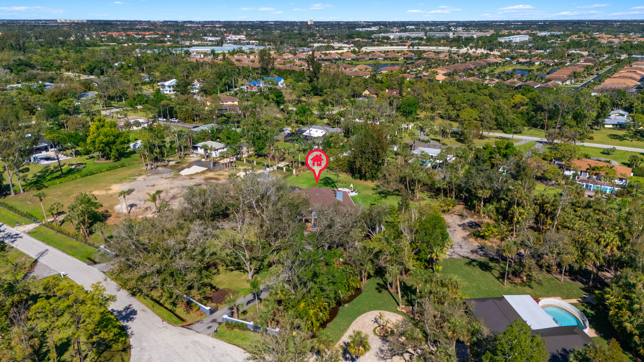 Aerial Front Exterior 3 - marker