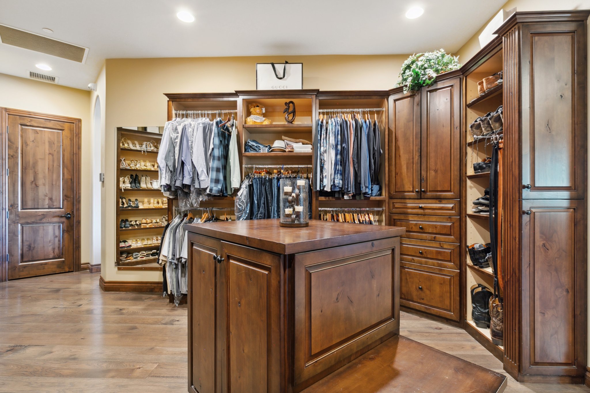 Primary Suite Walk in Closet