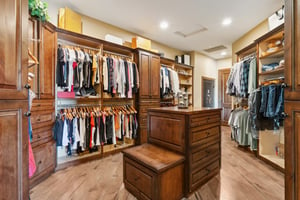 Primary Suite Walk in Closet