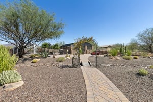 Path to garden/chicken coop