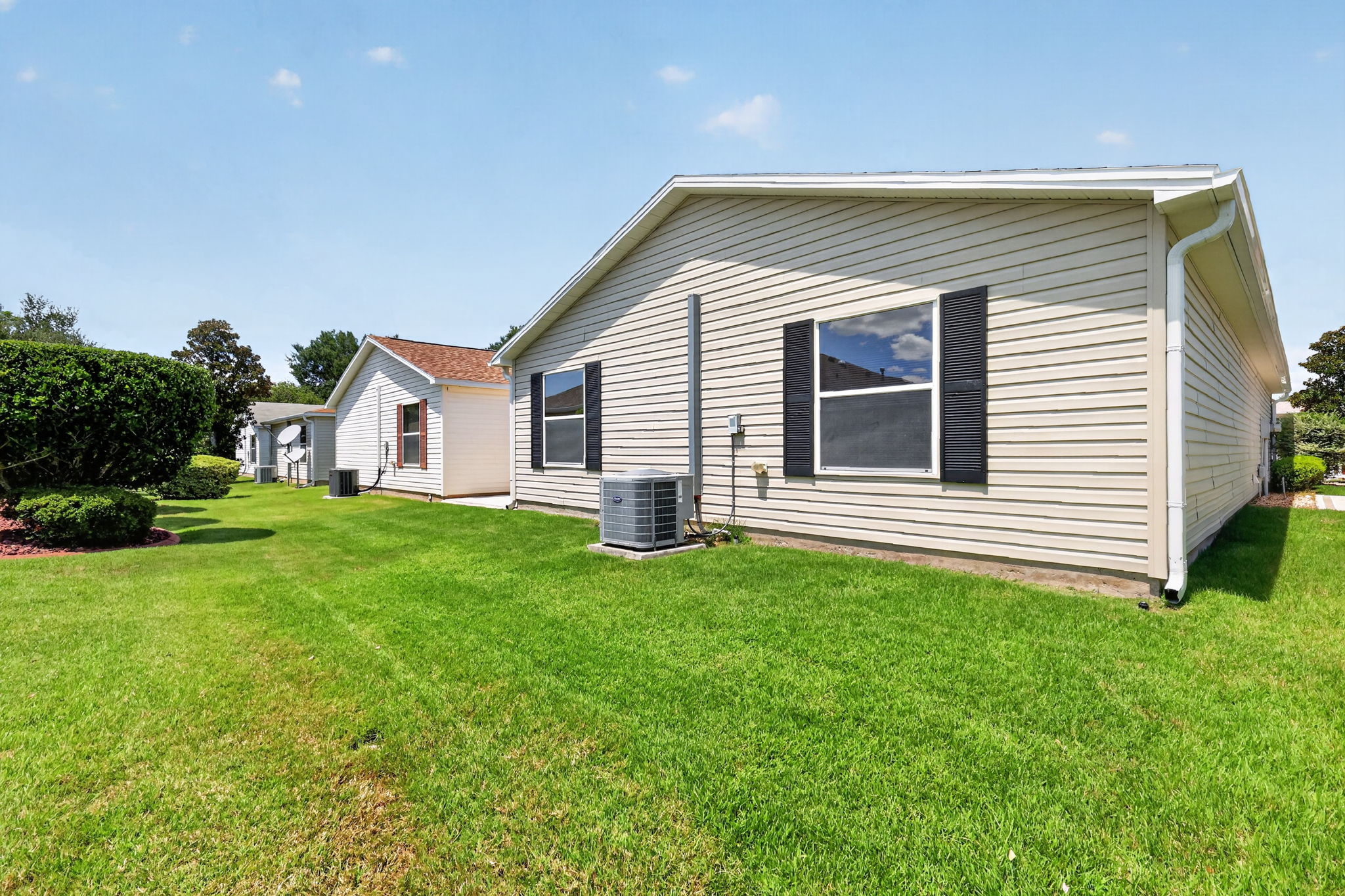 Rear Elevation with PRIVATE Yard!