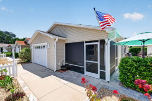 Front Elevation with Lanai and Front Patio