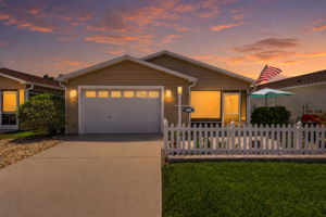 Twilight Front Elevation