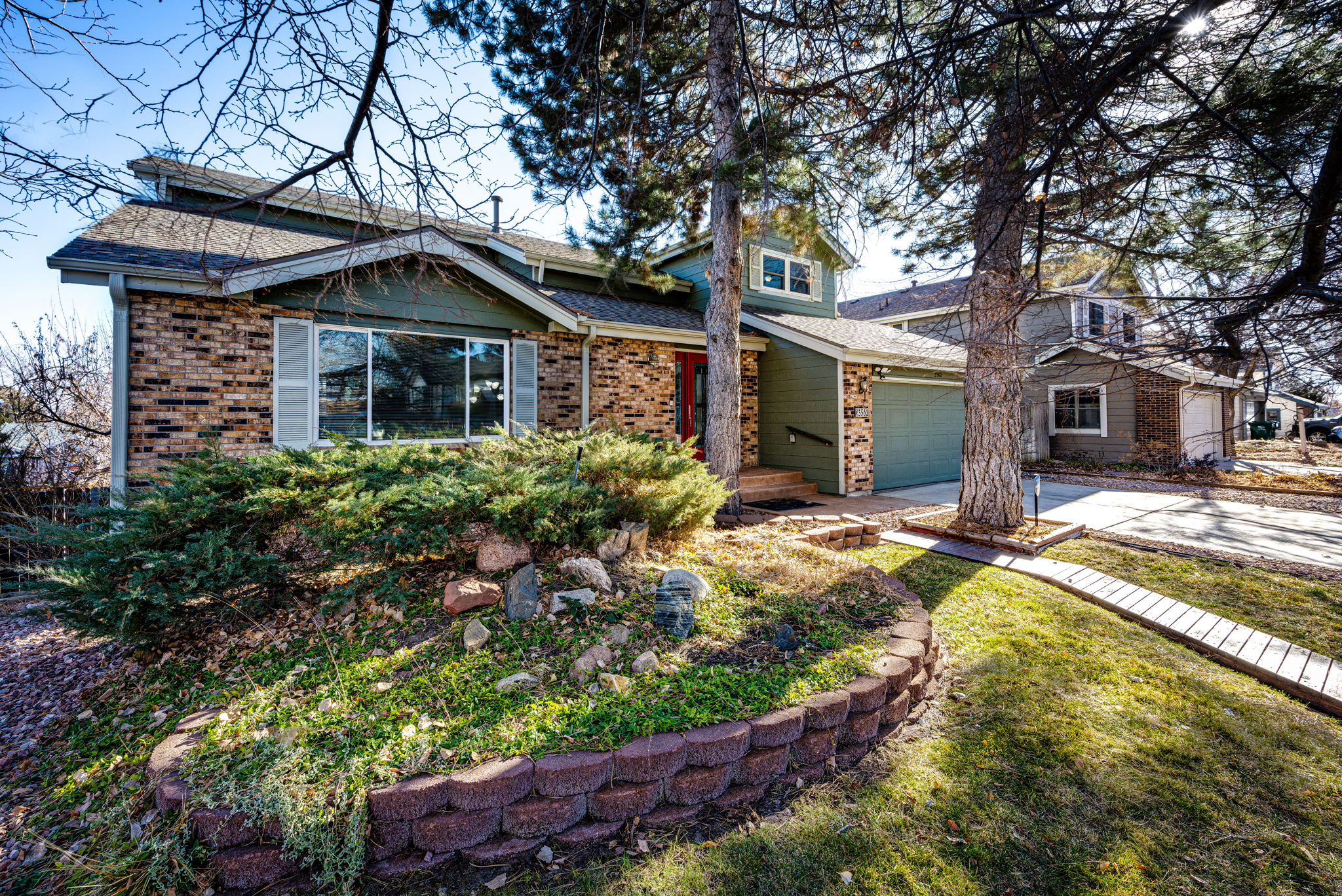 Professionally Landscaped Front Yard