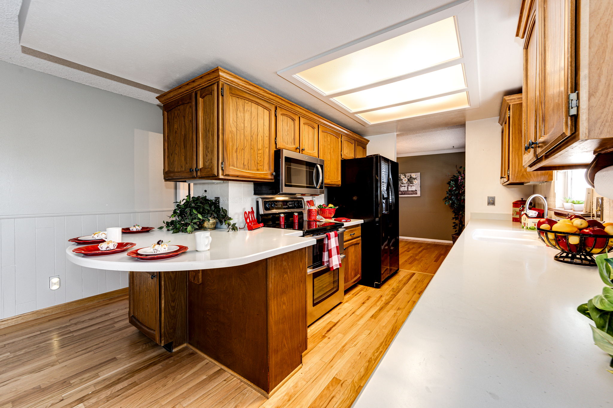 Extending Corian Counters for Dining