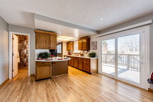 Kitchen Opens to Family Room & Decks