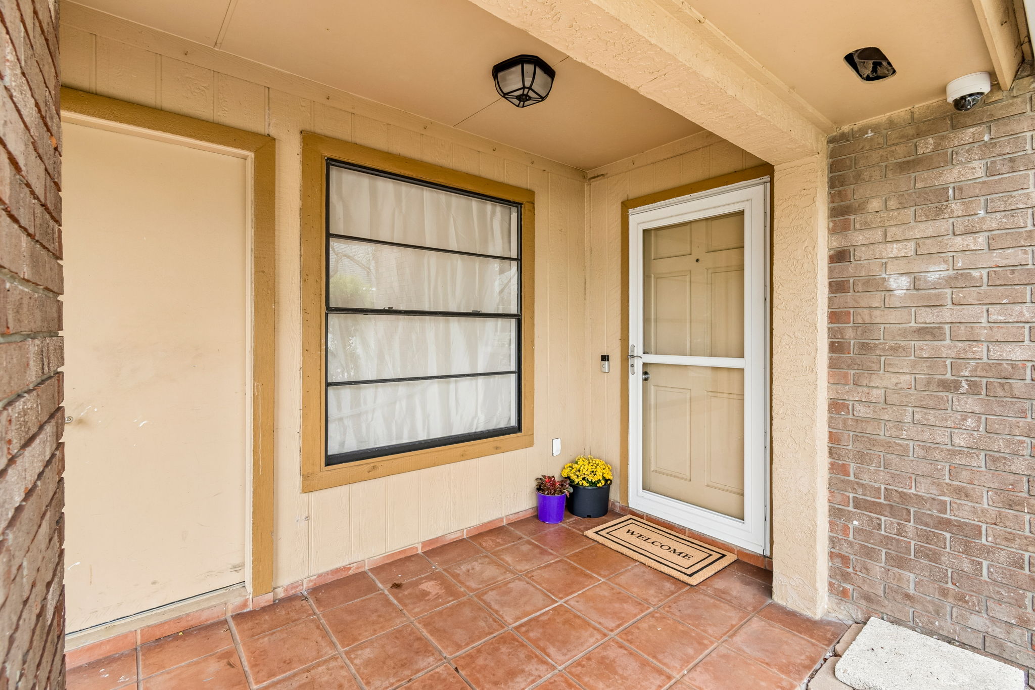 Front Porch and Garage Entry