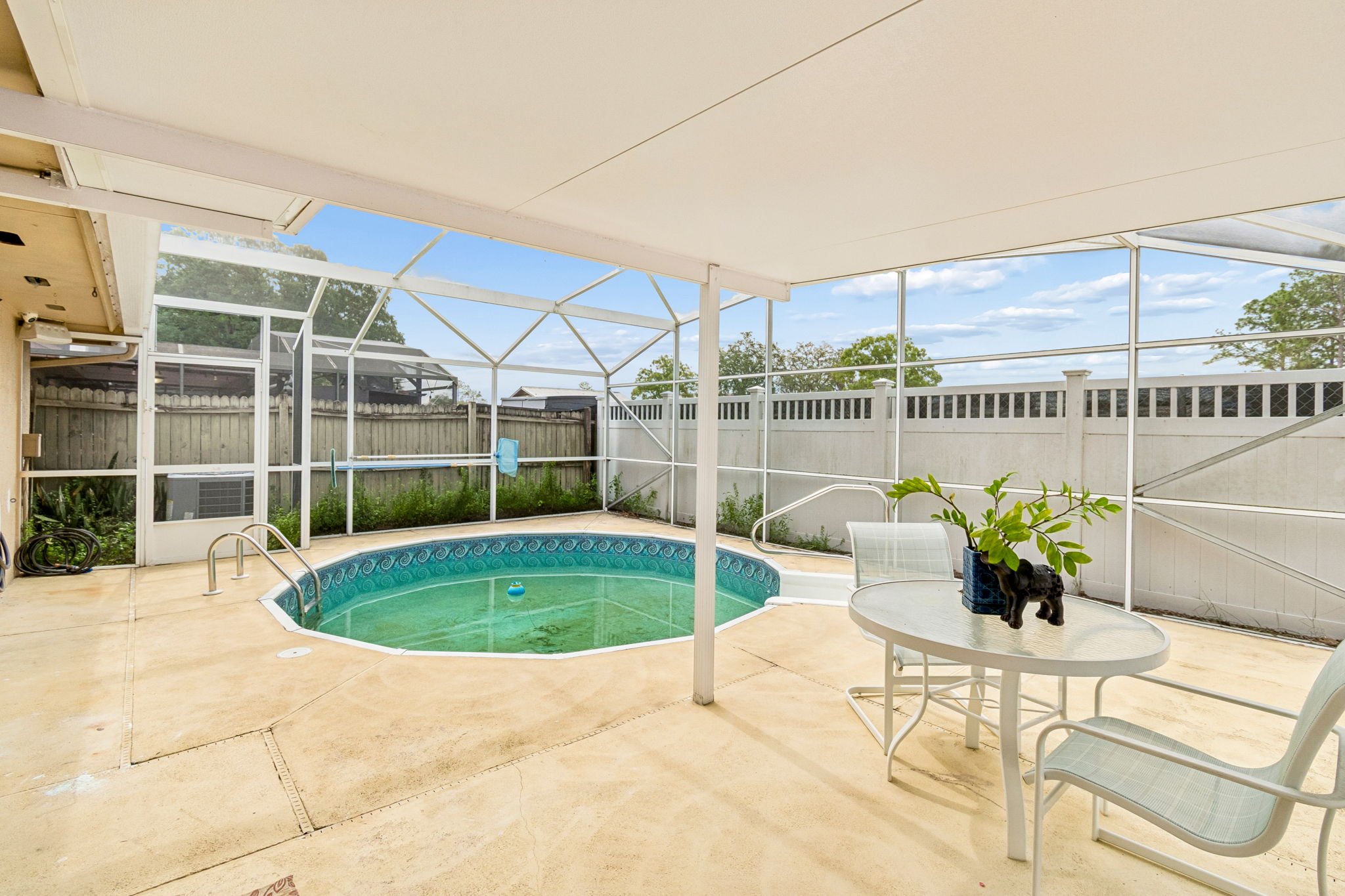 Screen-Enclosed Patio and Pool
