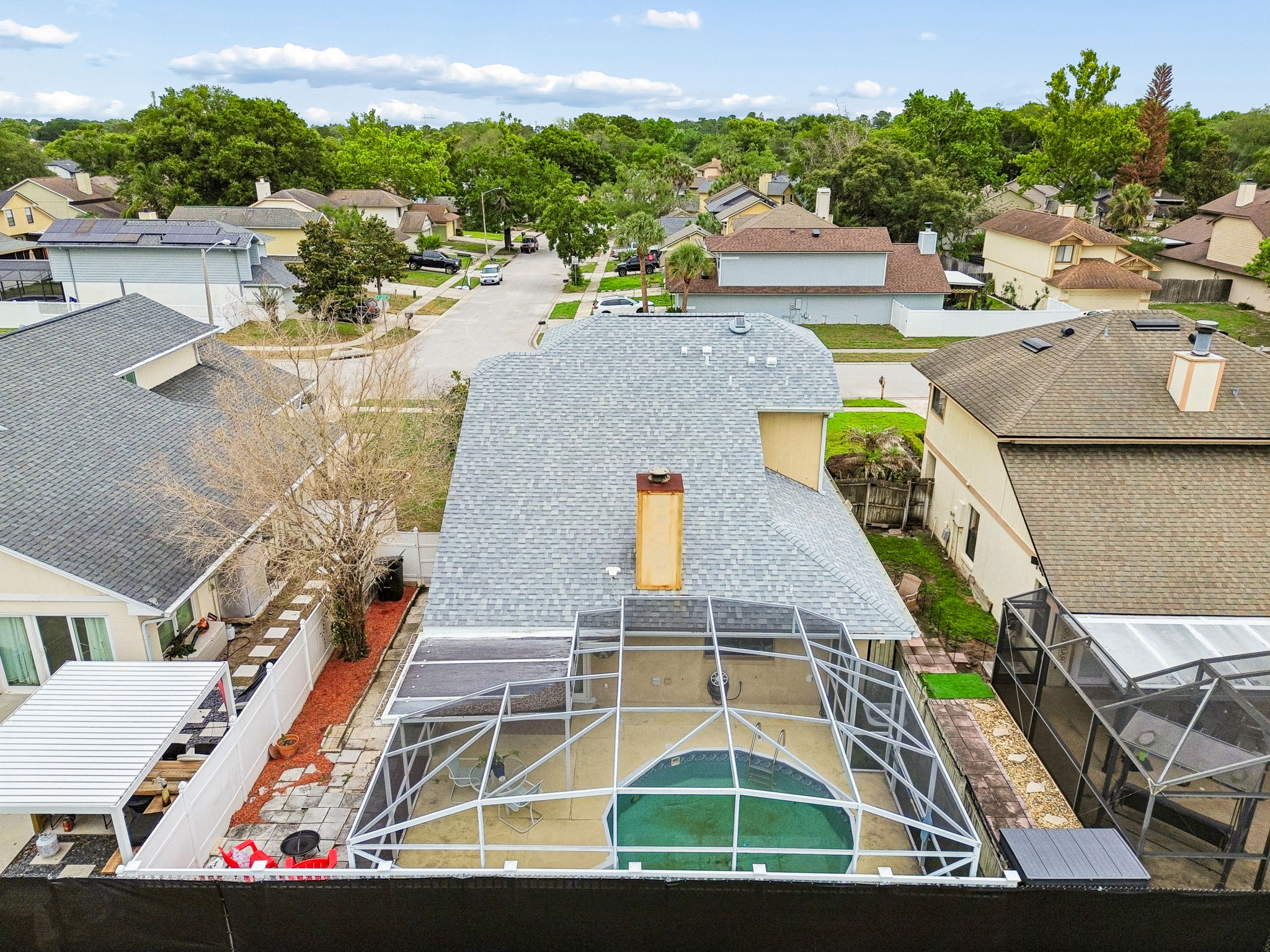 Aerial Back Yard