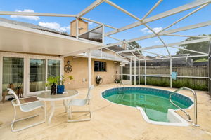 Screen-Enclosed Patio and Pool