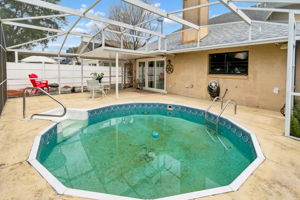 Screen-Enclosed Patio and Pool